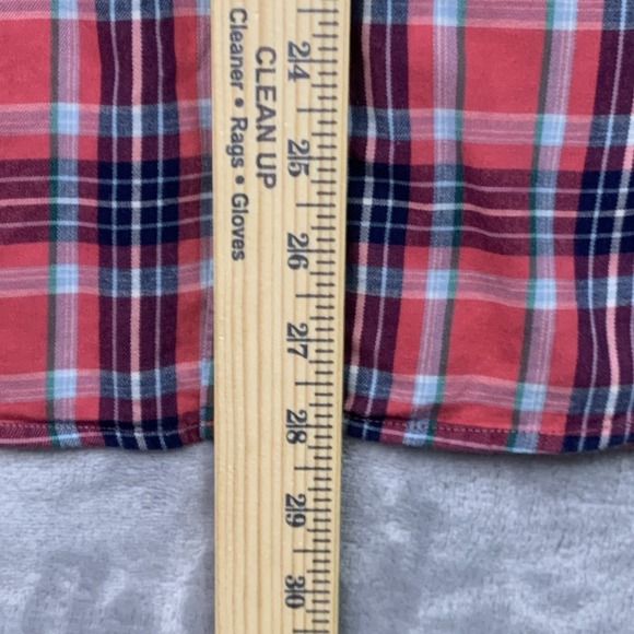 UNTUCKit Shirt Men's L Red Grey White Plaid Button Up Long Sleeve Cotton Casual - Picture 6 of 7